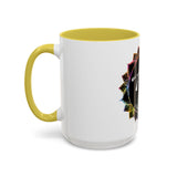 AdamPacio.com - Black Logo - Colorful Accent Mugs