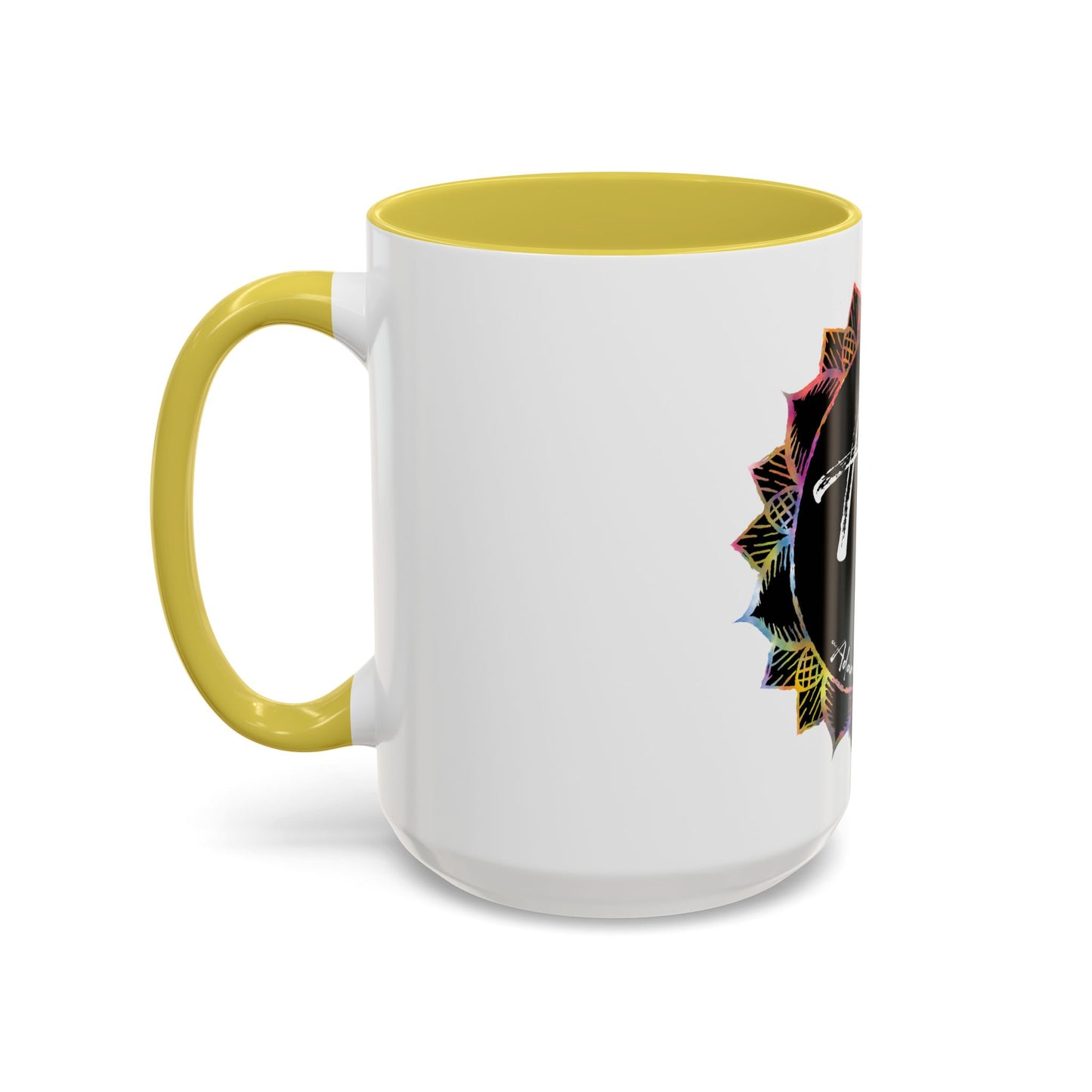 AdamPacio.com - Black Logo - Colorful Accent Mugs