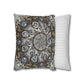 Pacio, Adam - Memento Mori Mandala - Suede Square Pillowcase
