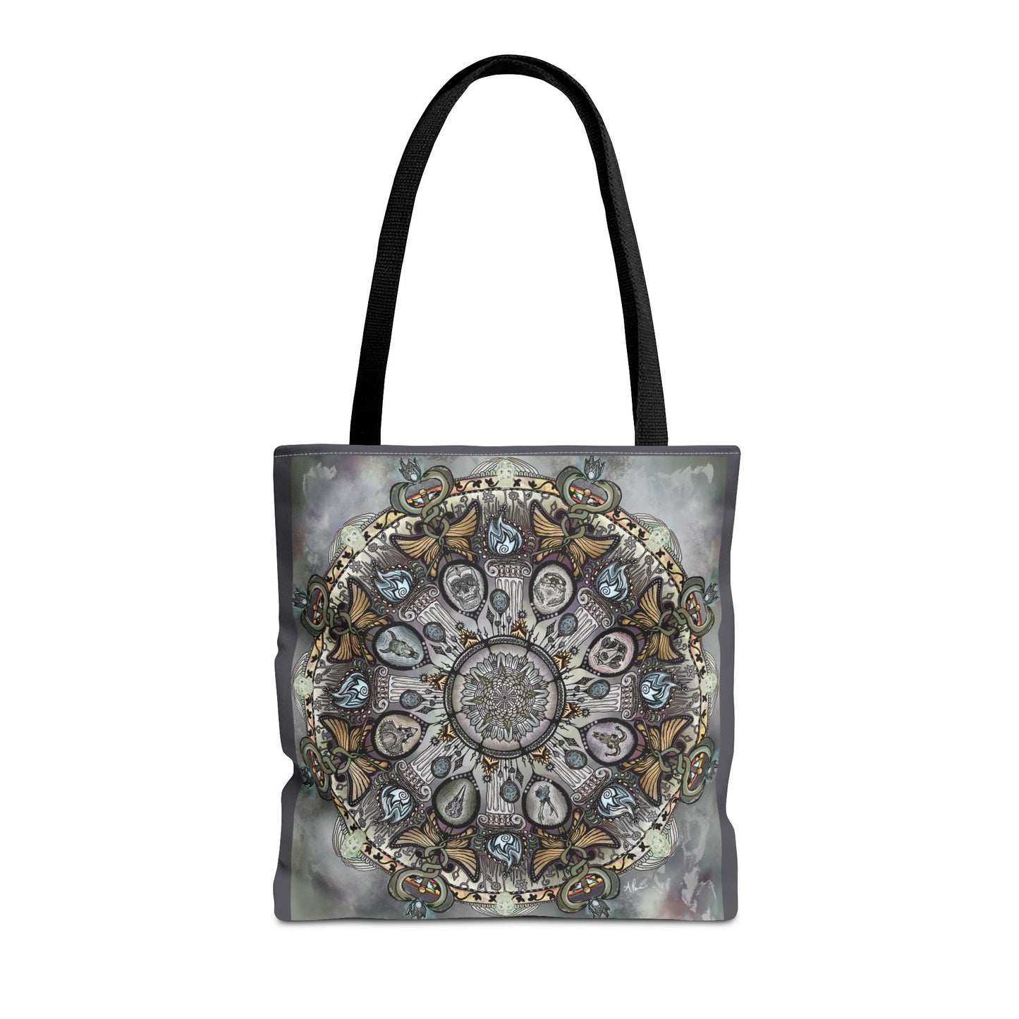 Memento Mori Mandala - Tote Bag