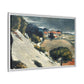 Cézanne, Paul - L’Estaque, Melting Snow (1870) - Matte Canvas, Framed