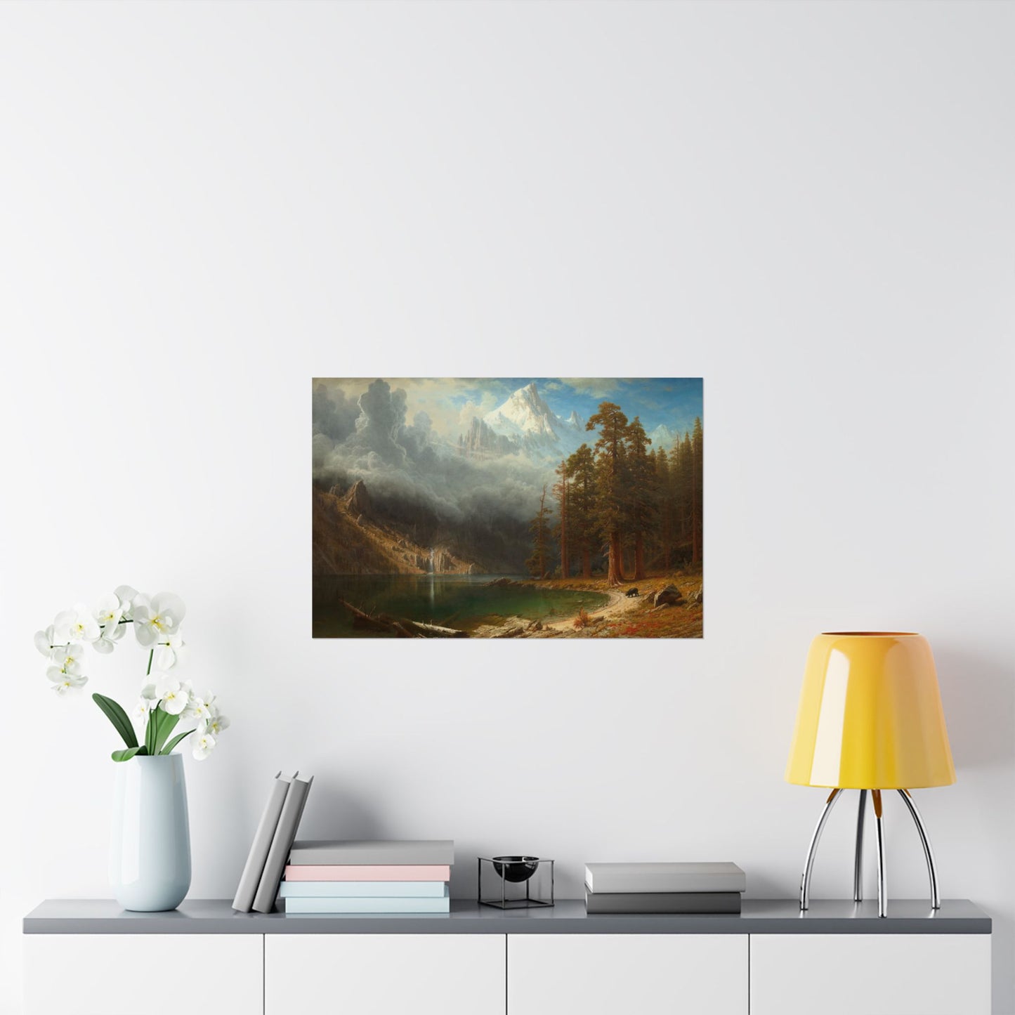 Bierstadt, Albert - Mount Corcoran (1877) - Satin Posters
