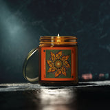 Monarch Butterly Mandala Scented Candle - Cinnamon  Chai (4oz, 9oz)