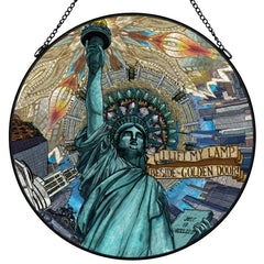Liberty Mandala - Stained Glass Suncatcher