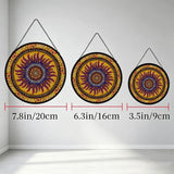 Solar Disc Mandala - Stained Glass Suncatcher