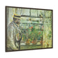 Morisot, Berthe - Eugene Manet on the Isle of Wight (1875) - Matte Canvas, Framed
