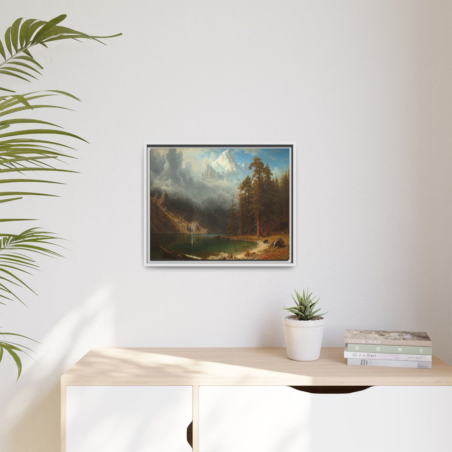 Bierstadt, Albert - Mount Corcoran (1877) - Matte Canvas, Framed