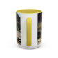 Courbet, Gustave - The Stone Breakers (1850) - Colorful Accent Mugs