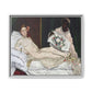 Manet, Édouard - Olympia (1870) - Matte Canvas, Framed