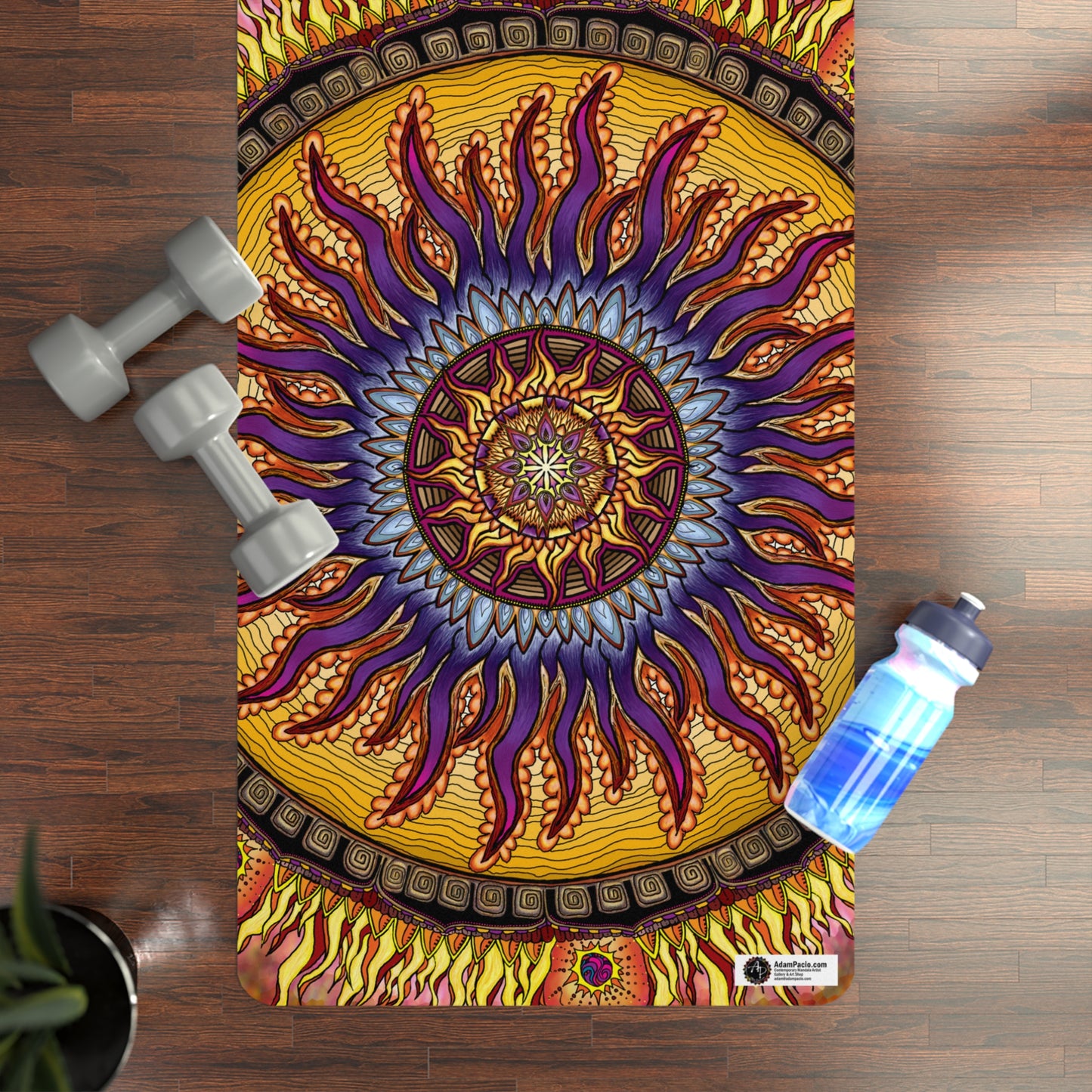 Pacio, Adam - Solar Disc - Rubber Yoga Mat
