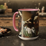 Courbet, Gustave - The Desperate Man (1843) - Colorful Accent Mugs