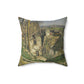 Cézanne, Paul - The House of the Hanged Man, Auvers-sur-Oise (1874) - Suede Square Pillow