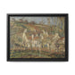 Pissarro, Camille - Red Roofs, Corner of a Village in Winter (1877) - Matte Canvas, Framed