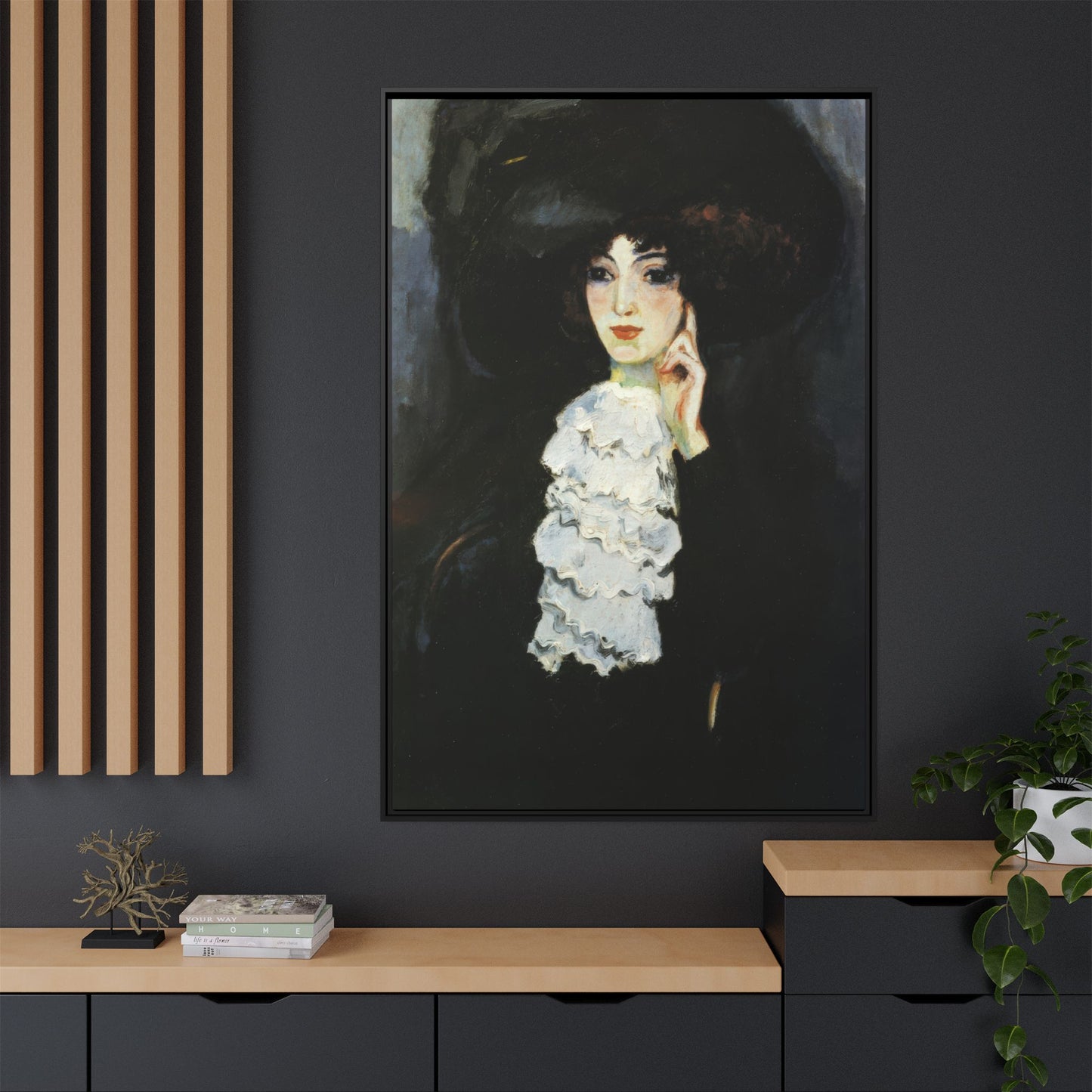 Van Dongen, Kees - Woman with Frill (1905) - Matte Canvas, Framed