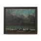 Courbet, Gustave - The Sea (1865) - Matte Canvas, Framed