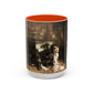 Courbet, Gustave - The Painter’s Studio (1855) - Colorful Accent Mugs