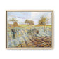 Pissarro, Camille - Hoarfrost (1873) - Matte Canvas, Framed