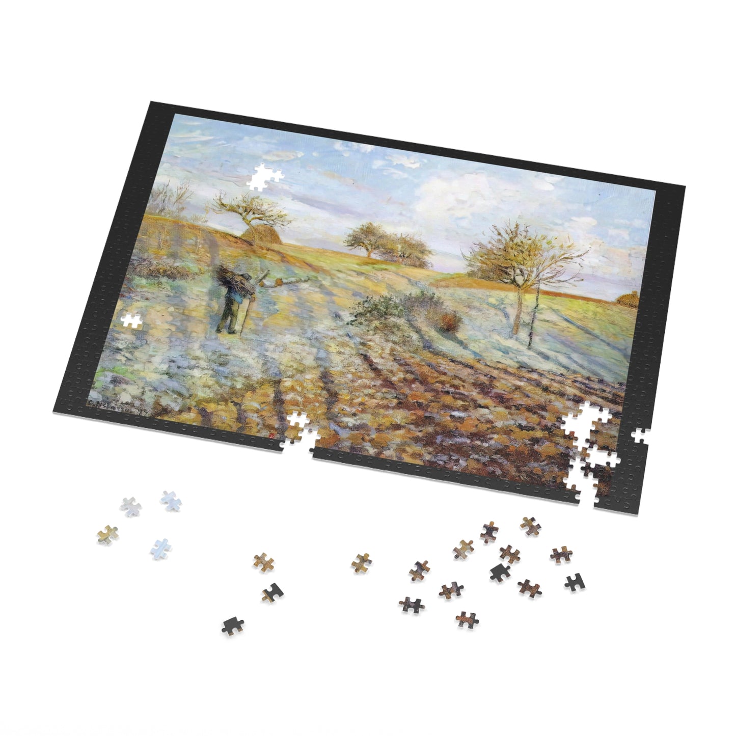 Pissarro's "Hoarfrost" - 1000pc Jigsaw Puzzle