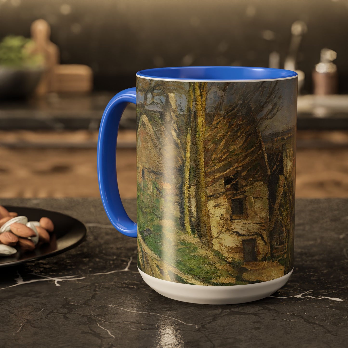 Cézanne, Paul - The House of the Hanged Man, Auvers-sur-Oise (1874) - Colorful Accent Mugs