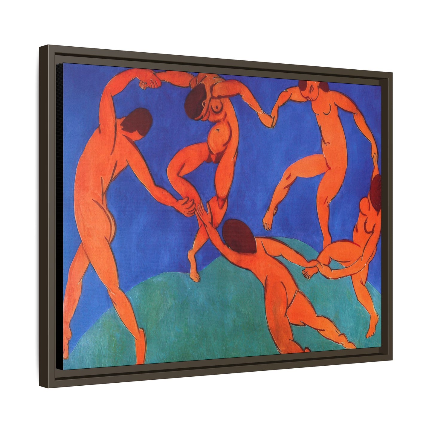 Matisse, Henri - Dance (II) (1910) - Matte Canvas, Framed