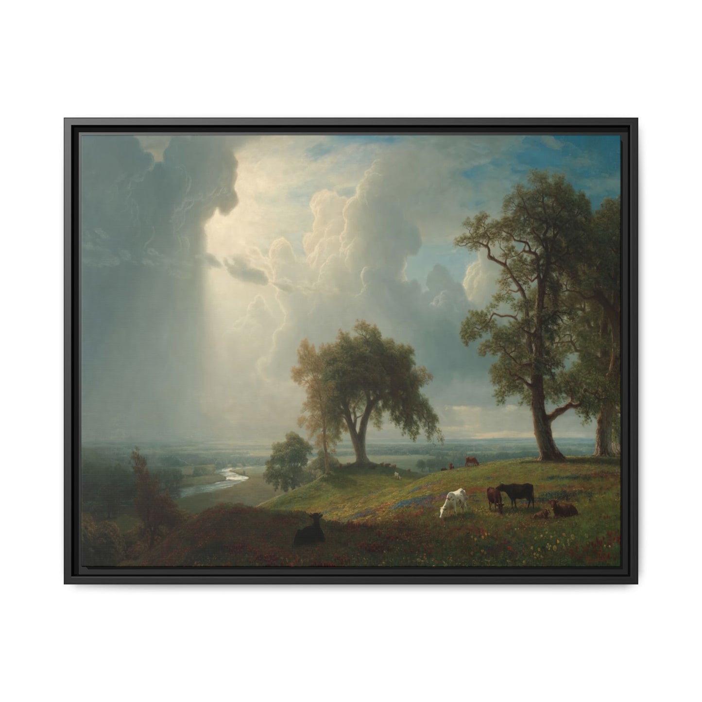 Bierstadt, Albert - California Spring (1875) - Matte Canvas, Framed