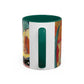 Matisse, Henri - The Joy of Life (1905) - Colorful Accent Mugs
