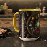 Mystic Jewel Mandala - Colorful Accent Mugs