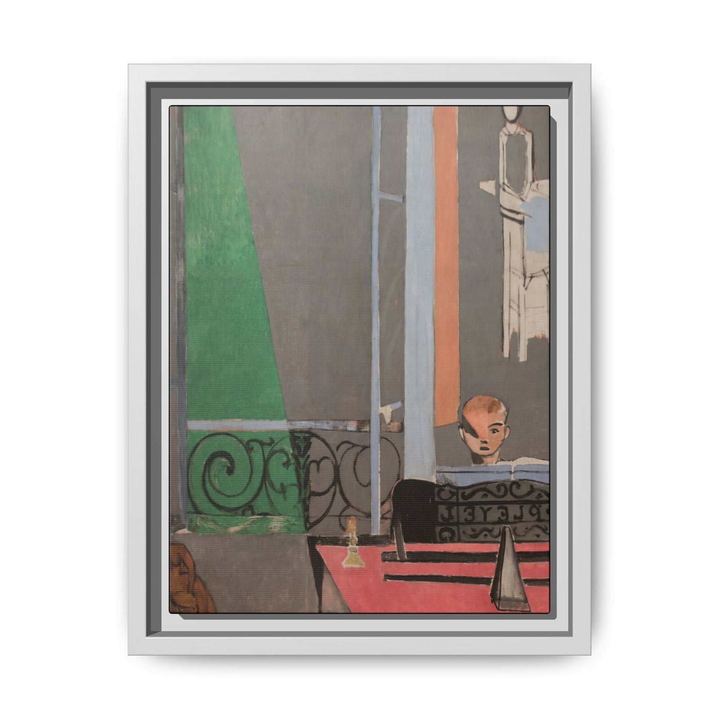 Matisse, Henri - Piano Lesson (1916) - Matte Canvas, Framed