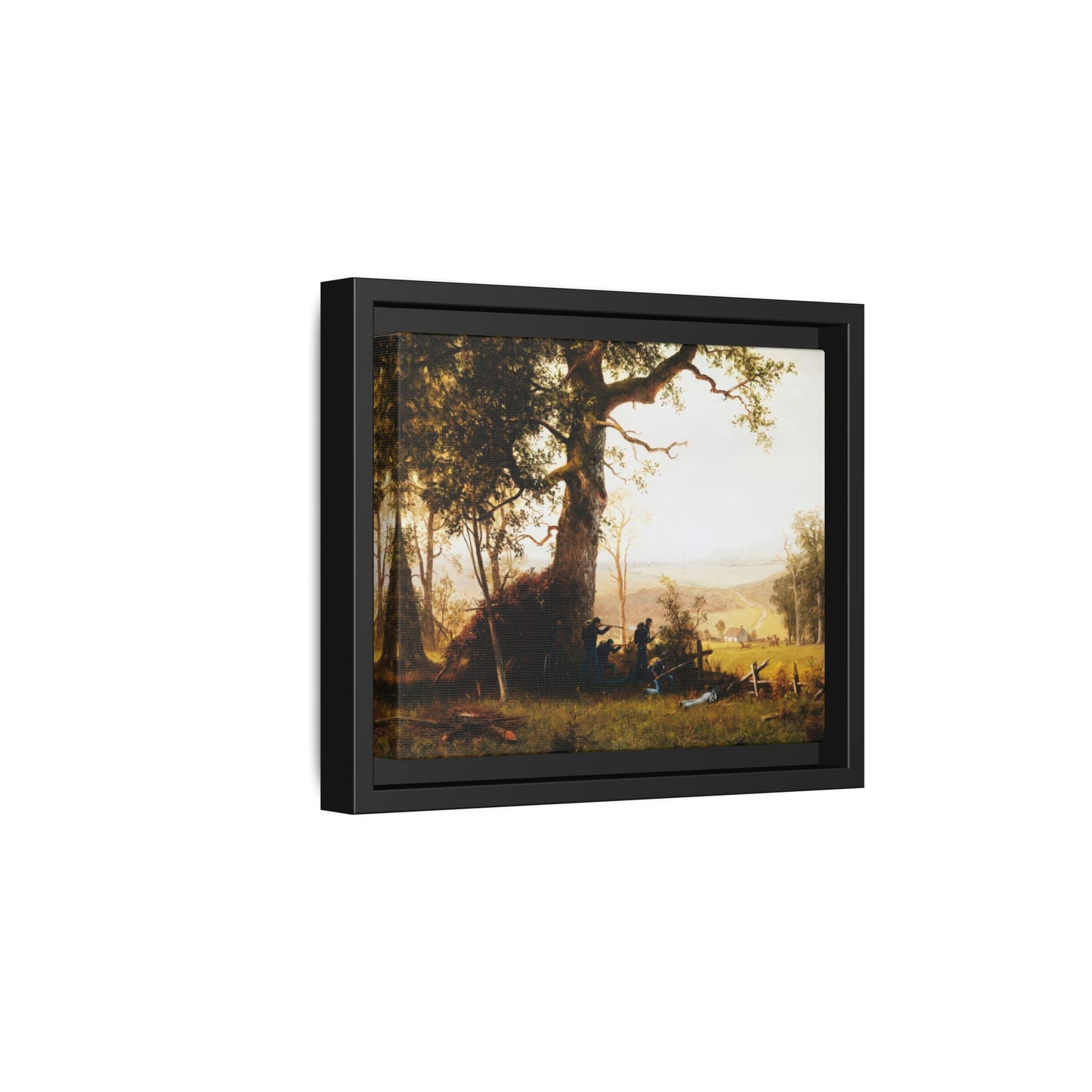 Bierstadt, Albert -  Guerrilla Warfare (1861) - Matte Canvas, Framed