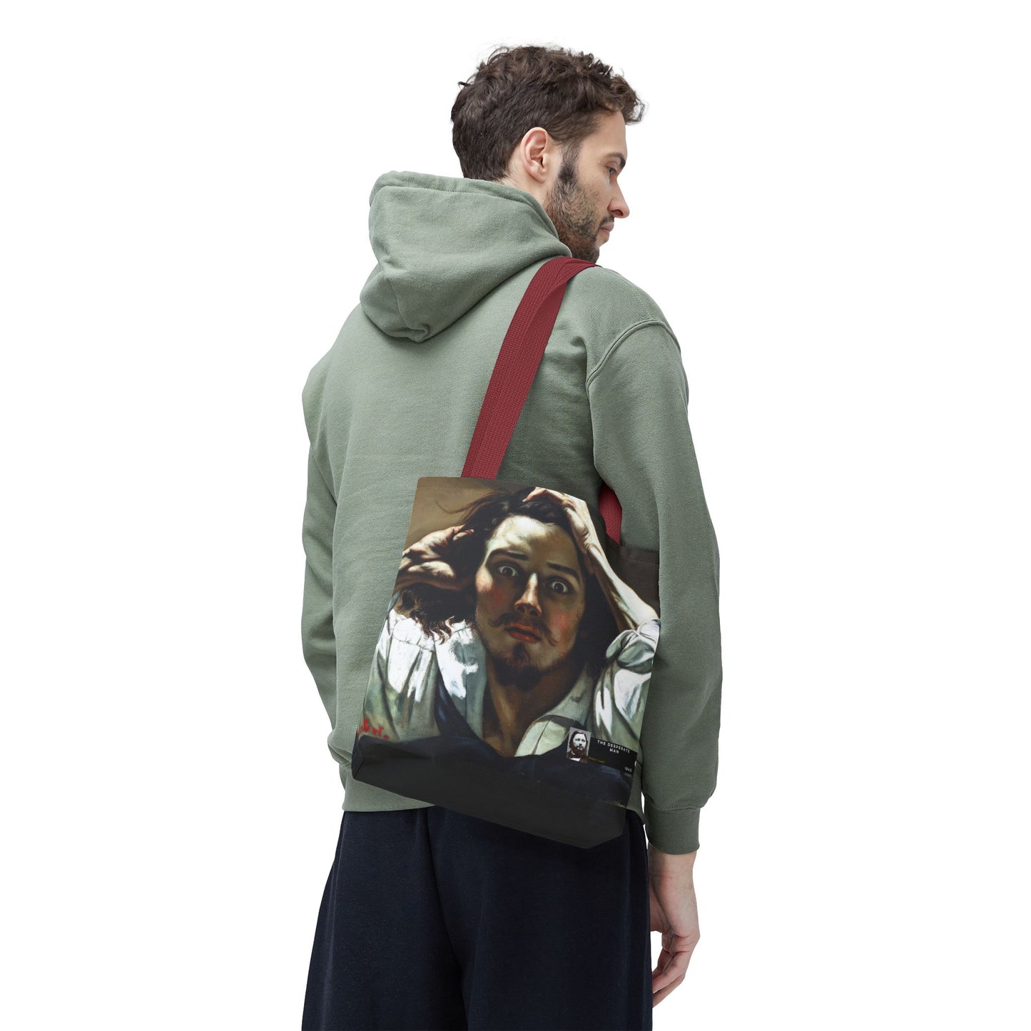 Courbet, Gustave - The Desperate Man (1843) - Tote Bag