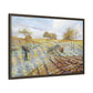 Pissarro, Camille - Hoarfrost (1873) - Matte Canvas, Framed
