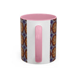 Solar Disc Mandala - Colorful Accent Mugs
