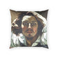 Courbet, Gustave - The Desperate Man (1843) - Poly Velvet Pillow