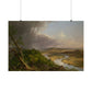 Cole. Thomas - View from Mount Holyoke, Northampton, Massachusetts, after a Thunderstorm: The Oxbow (1836) - Satin Posters