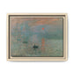 Monet, Claude - Impression, Sunrise (1872) - Matte Canvas, Framed