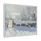 Monet, Claude - The Magpie (1868) - Matte Canvas, Framed