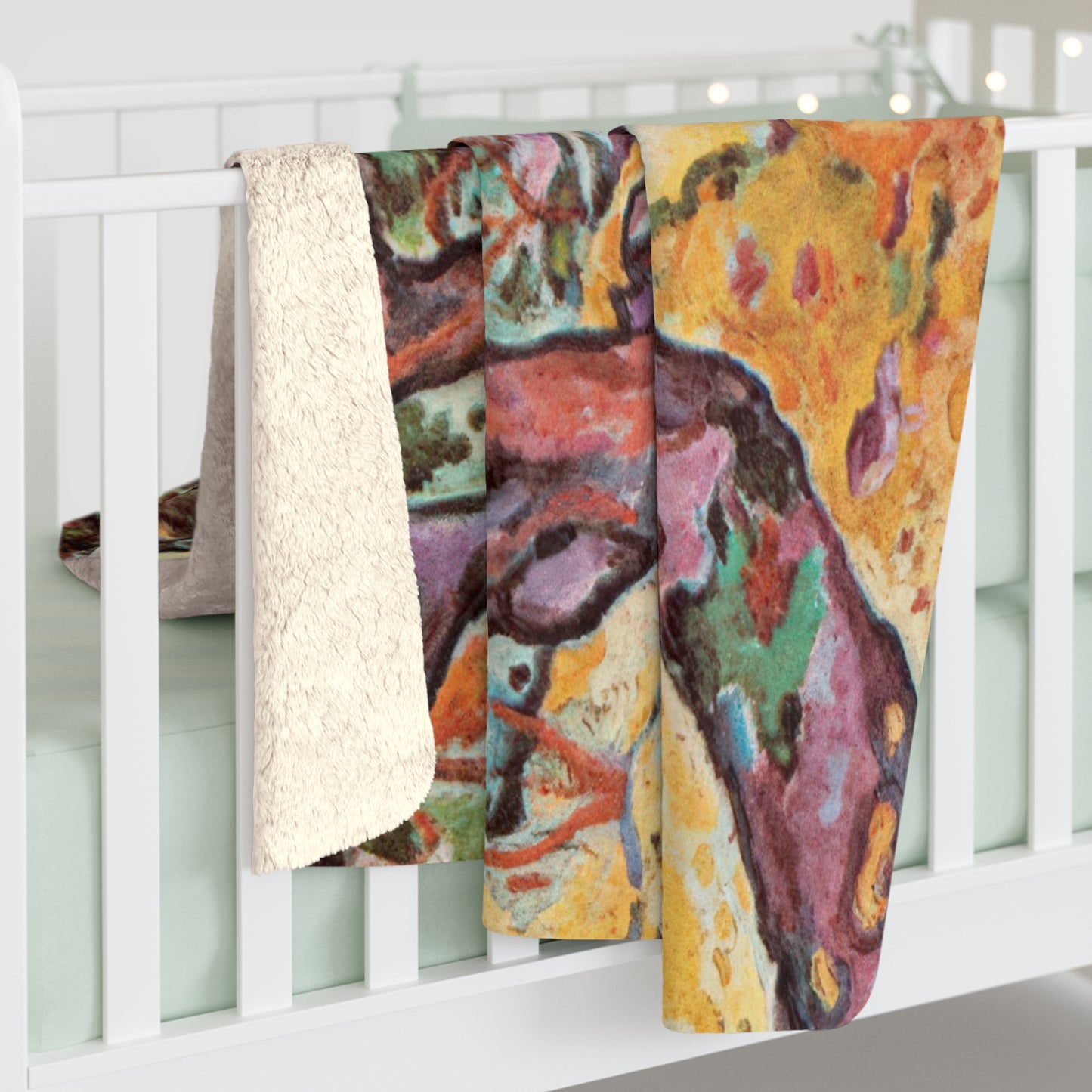 Braque, Georges - Olive Tree near L'Estaque (1906) - Sherpa Fleece Blanket