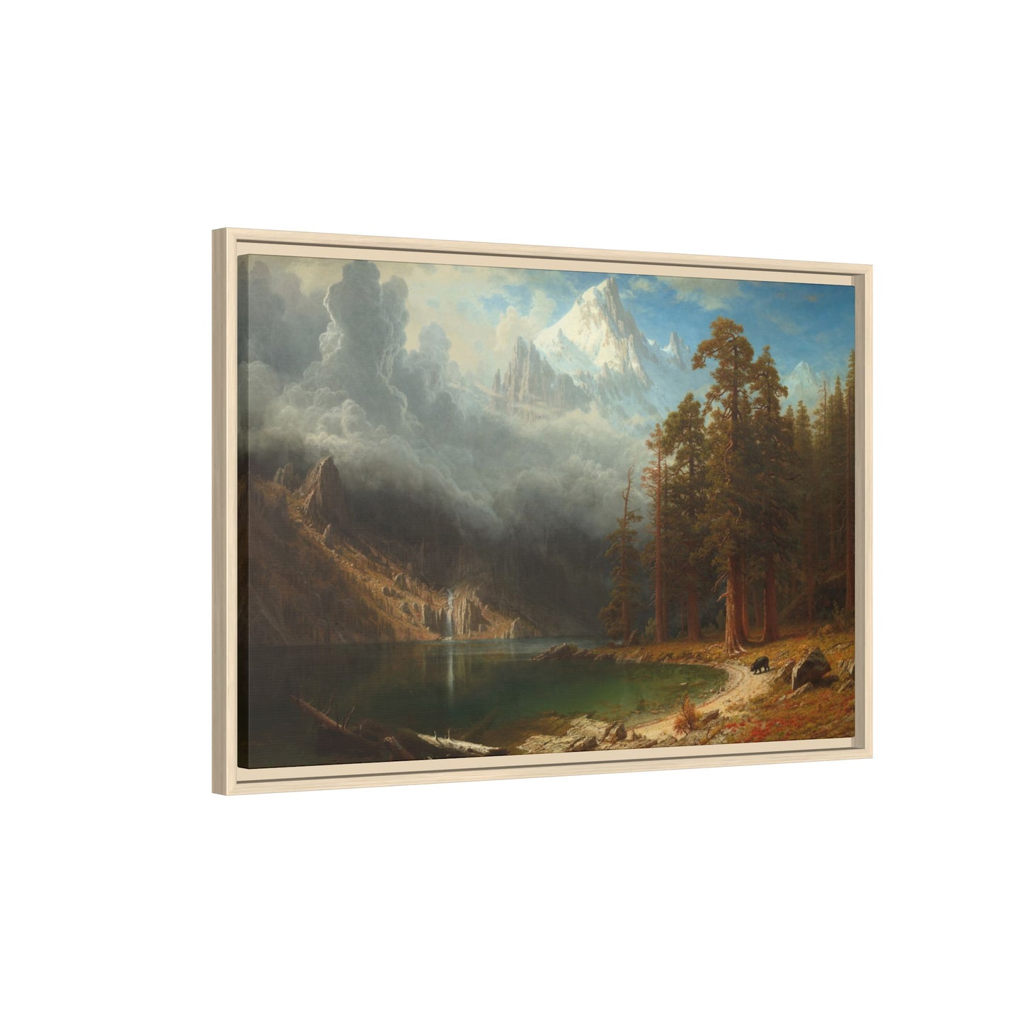 Bierstadt, Albert - Mount Corcoran (1877) - Matte Canvas, Framed
