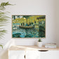 Monet, Claude - La Grenouillere (1869) - Matte Canvas, Framed
