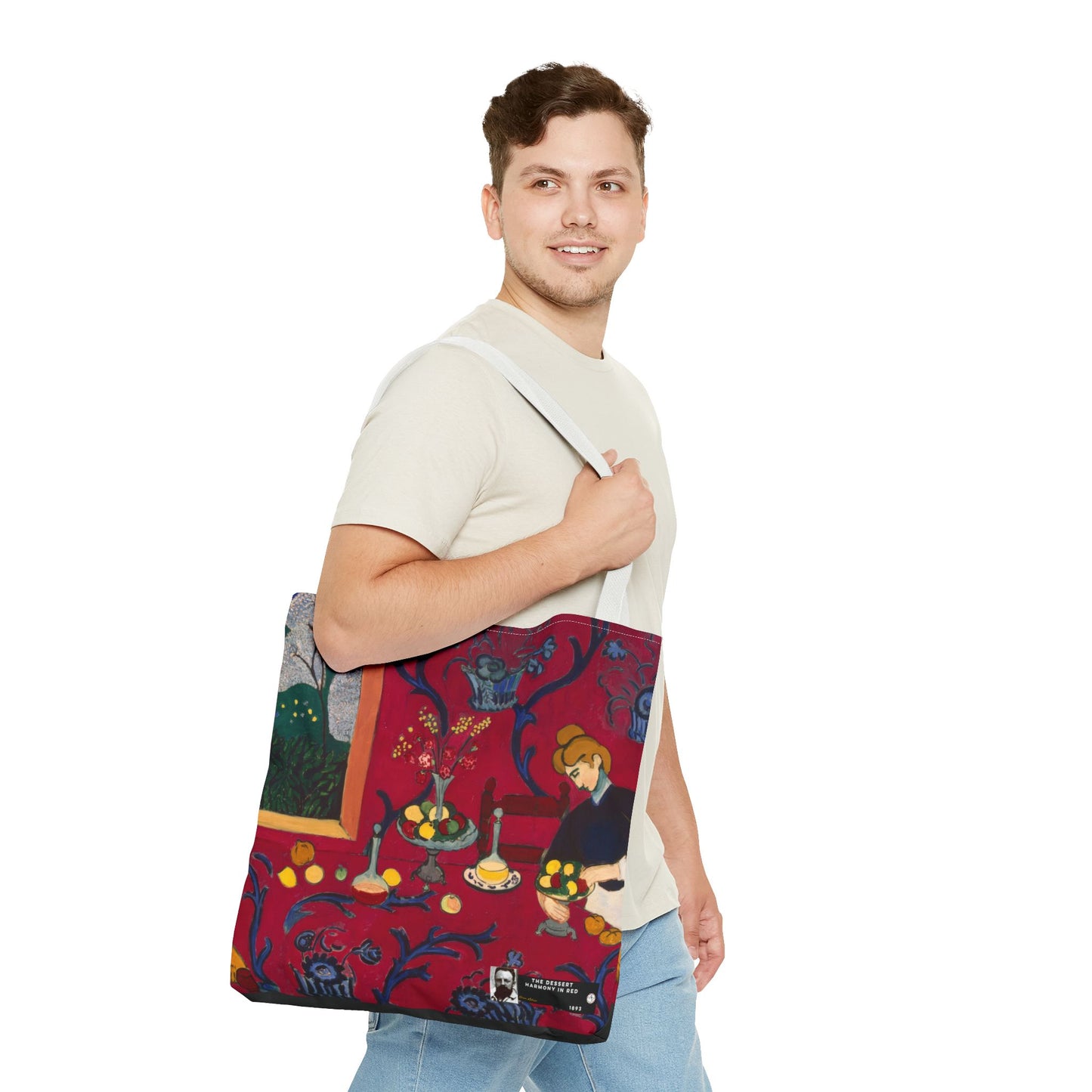 Matisse, Henri - The Dessert Harmony in Red (1908)- Tote Bag