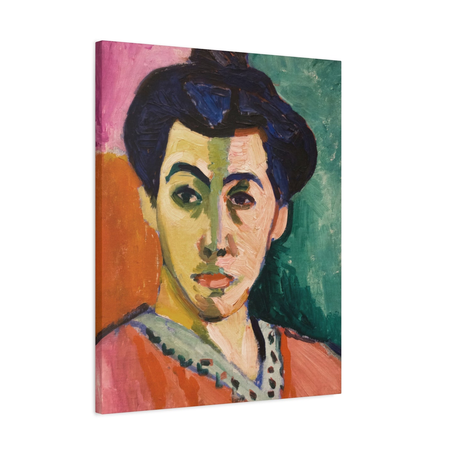 Matisse, Henri - The Green Stripe (1905) - Canvas Block, unframed