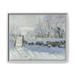 Monet, Claude - The Magpie (1868) - Matte Canvas, Framed