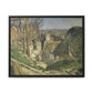 Cézanne, Paul - The House of the Hanged Man, Auvers-sur-Oise (1874) - Matte Canvas, Framed