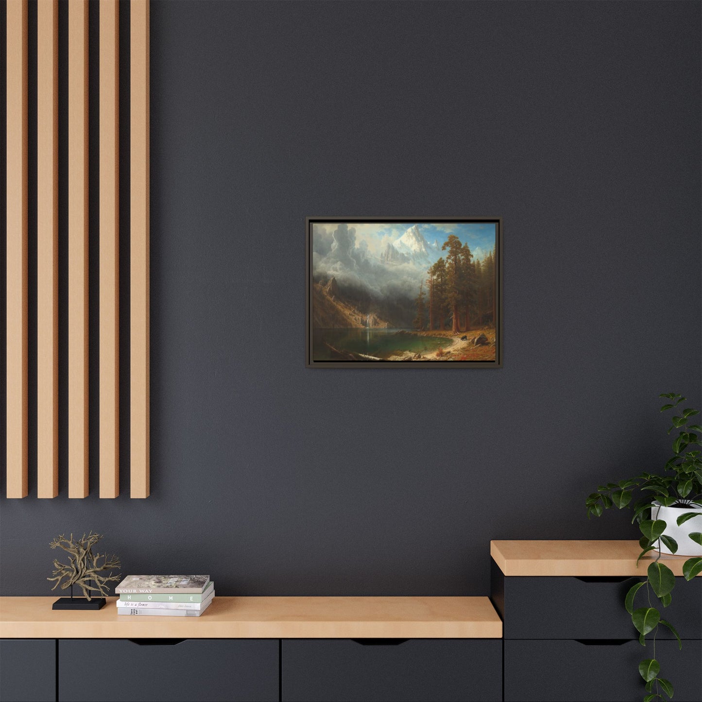 Bierstadt, Albert - Mount Corcoran (1877) - Matte Canvas, Framed