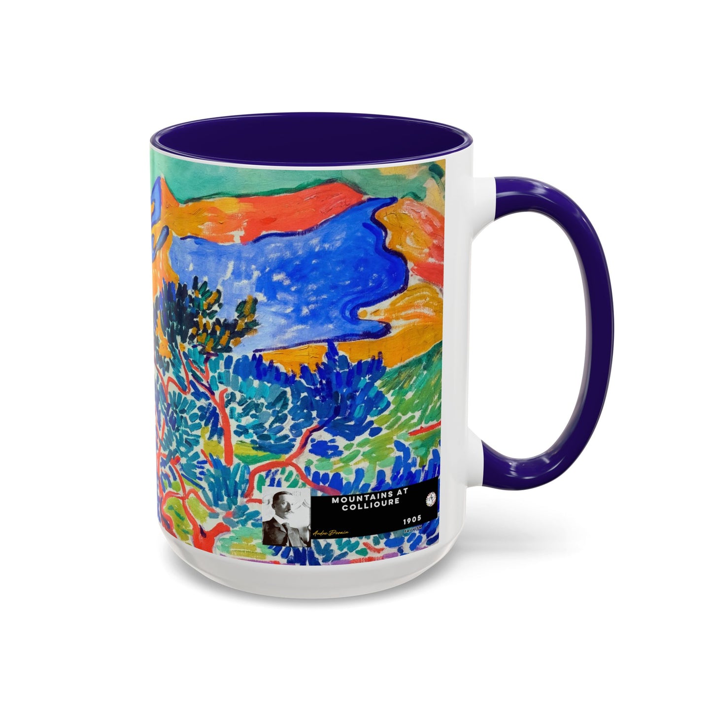 Derain, André - Mountains at Collioure (1905) - Colorful Accent Mugs