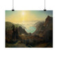 Bierstadt, Albert - Donner Lake from the Summit (1873) - Satin Posters