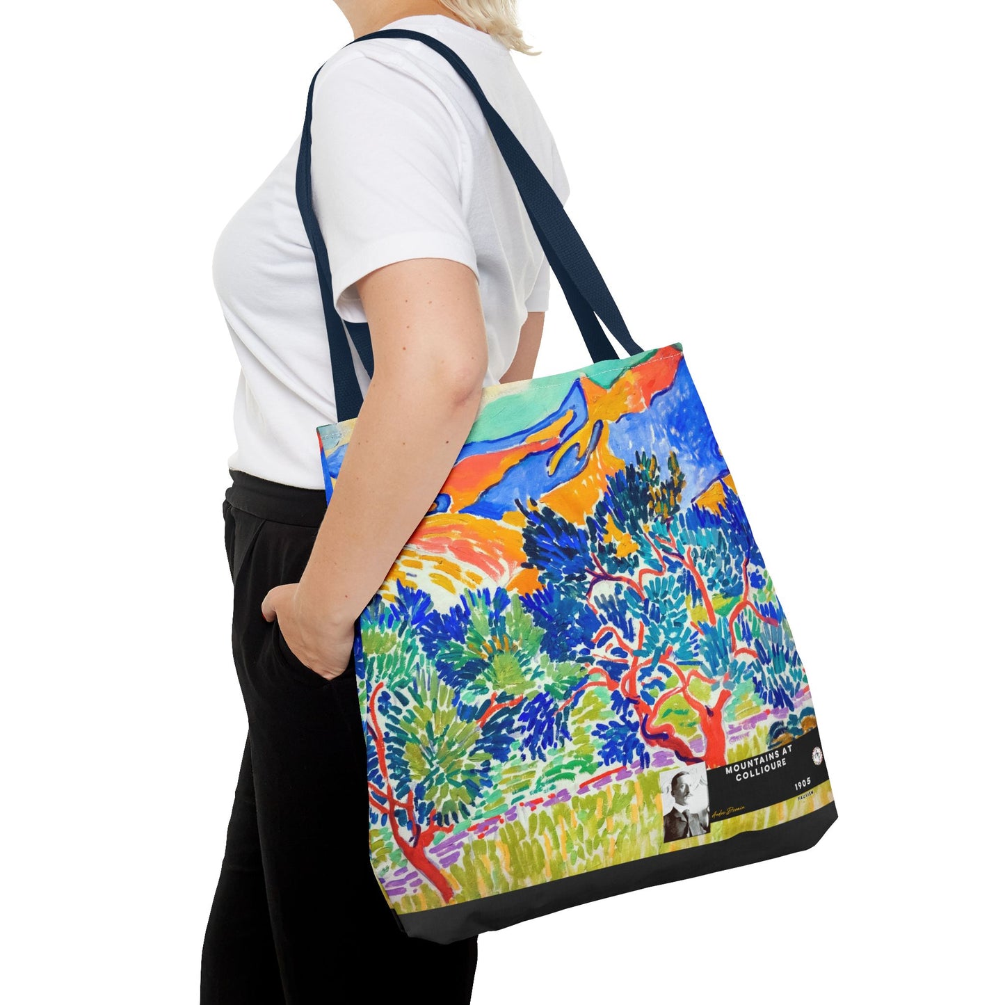 Derain, André - Mountains at Collioure (1905) - Tote Bag