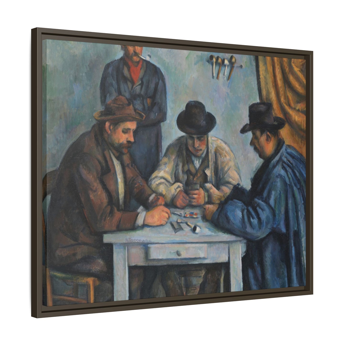 Cézanne, Paul - The Card Players (1892) - Matte Canvas, Framed