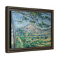 Cézanne, Paul - Mont Sainte-Victoire with Large Pine (1887) - Matte Canvas, Framed