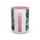 Matisse, Henri - Woman with a Hat (1905) - Colorful Accent Mugs